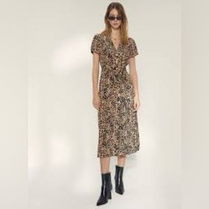Wilfred Leopard Shirt Dress